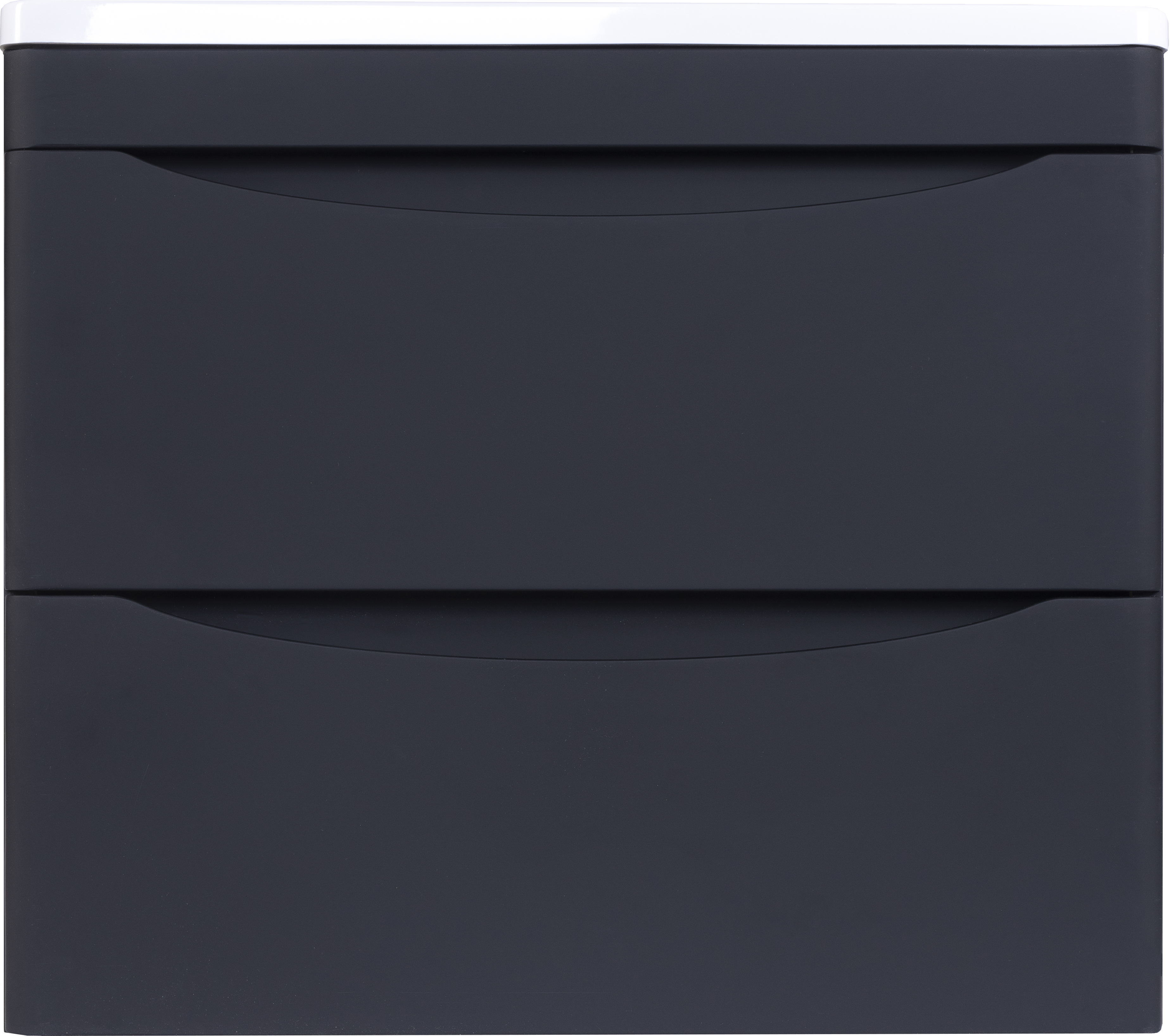 Тумба с раковиной Style Line Бергамо Мини 60 Люкс Plus подвесная, антискрейтч черная