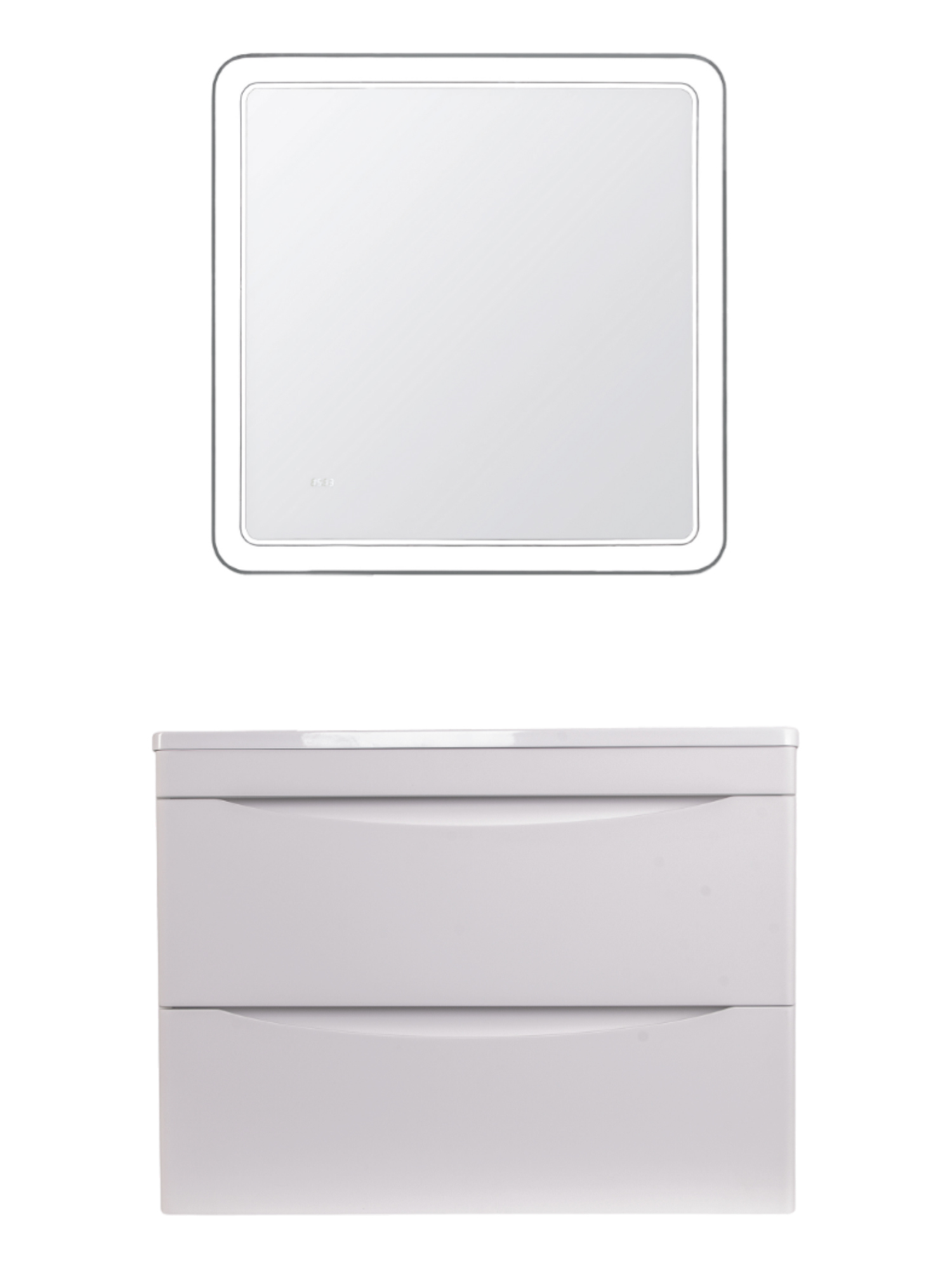 Мебель для ванной комнаты Style Line Бергамо Мини 70 Люкс Plus подвесная, антискрейтч белая