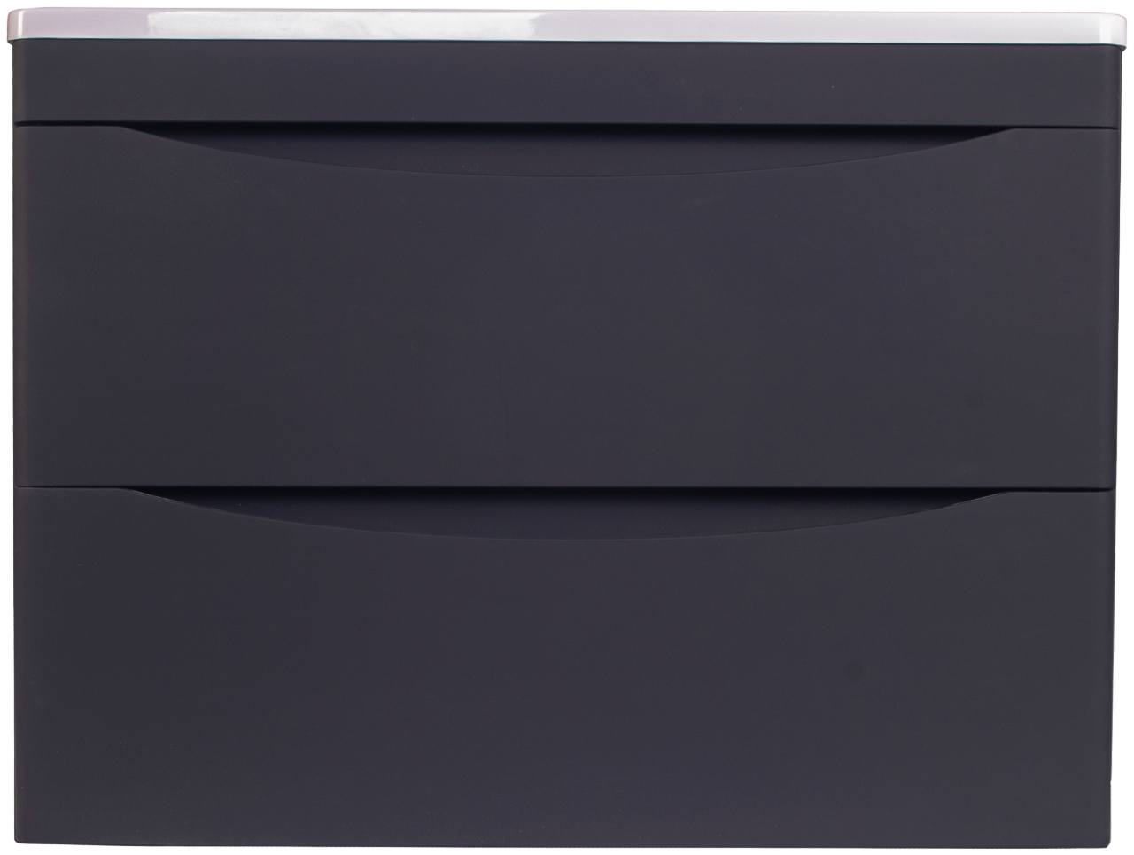 Тумба под раковину без столешницы Style Line Бергамо Мини 70 Люкс Plus подвесная, антискрейтч черная