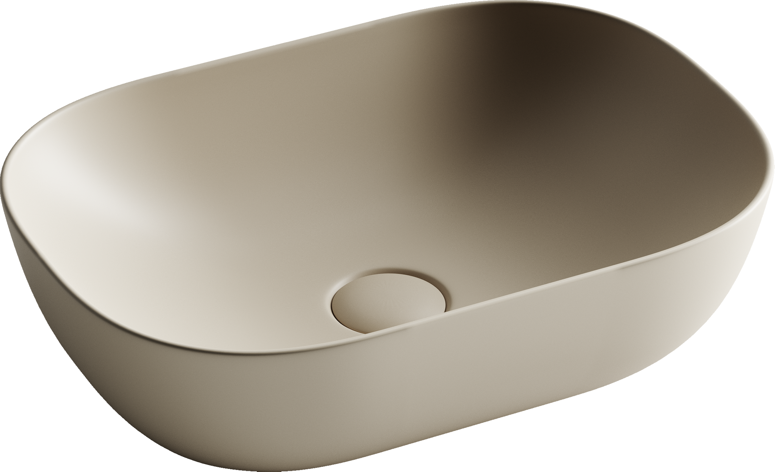 Накладная раковина Ceramicanova Element CN6009MC 46 матовый капучино, прямоугольная