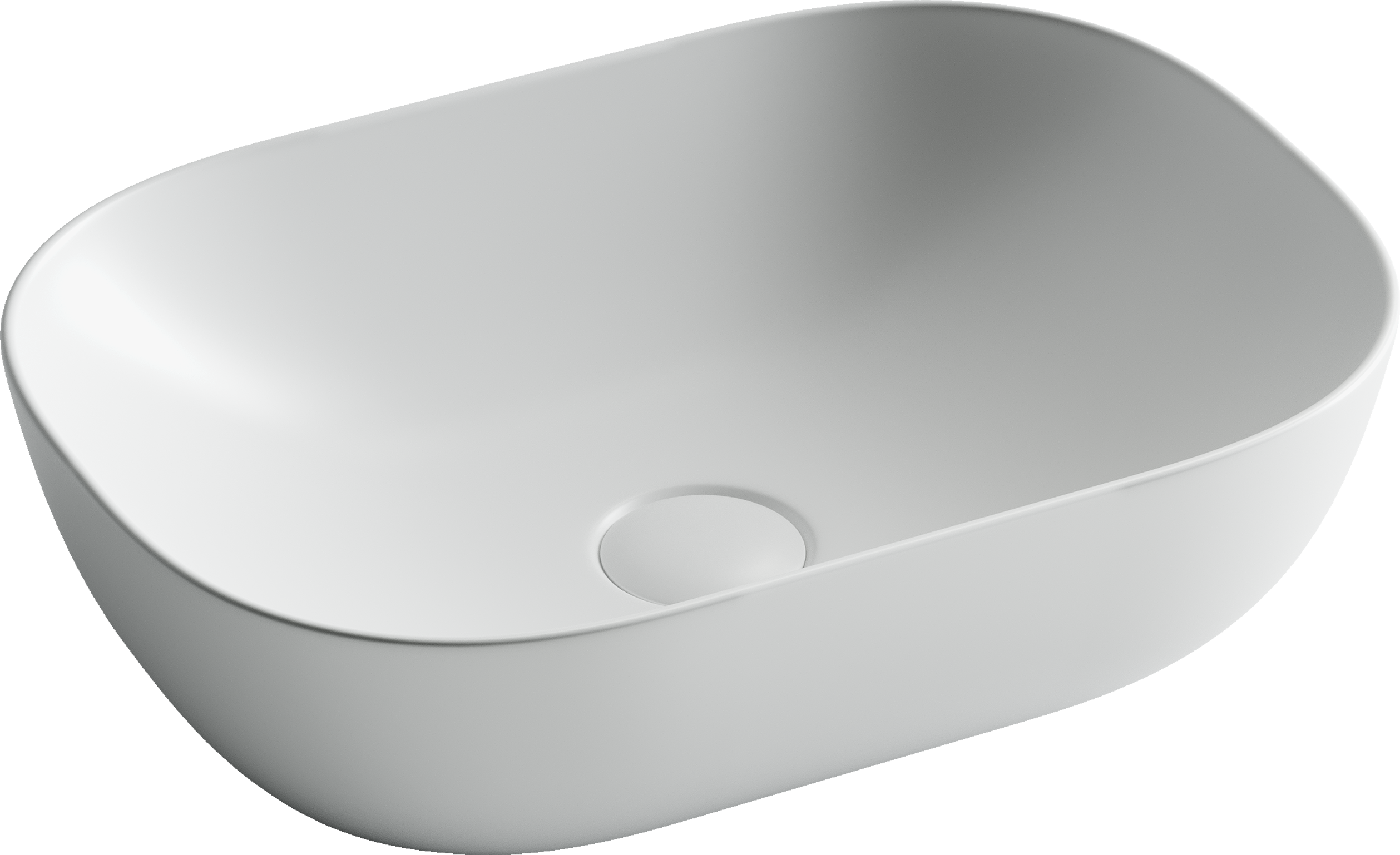 Накладная раковина Ceramicanova Element CN6009MW 46 матовая белая, прямоугольная