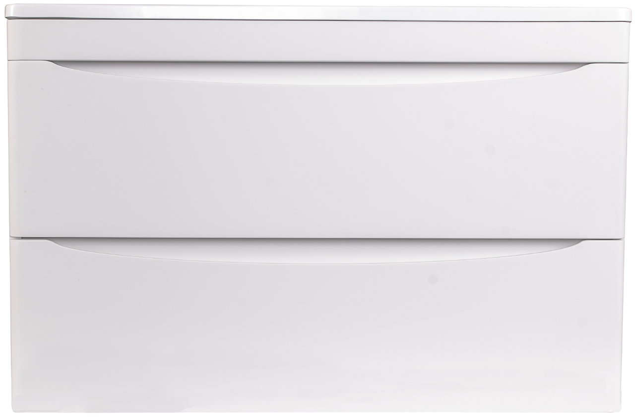 Тумба под раковину без столешницы Style Line Бергамо Мини 80 Люкс Plus подвесная, антискрейтч белая
