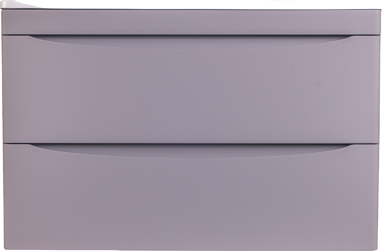 Тумба под раковину без столешницы Style Line Бергамо Мини 80 Люкс Plus подвесная, антискрейтч серая