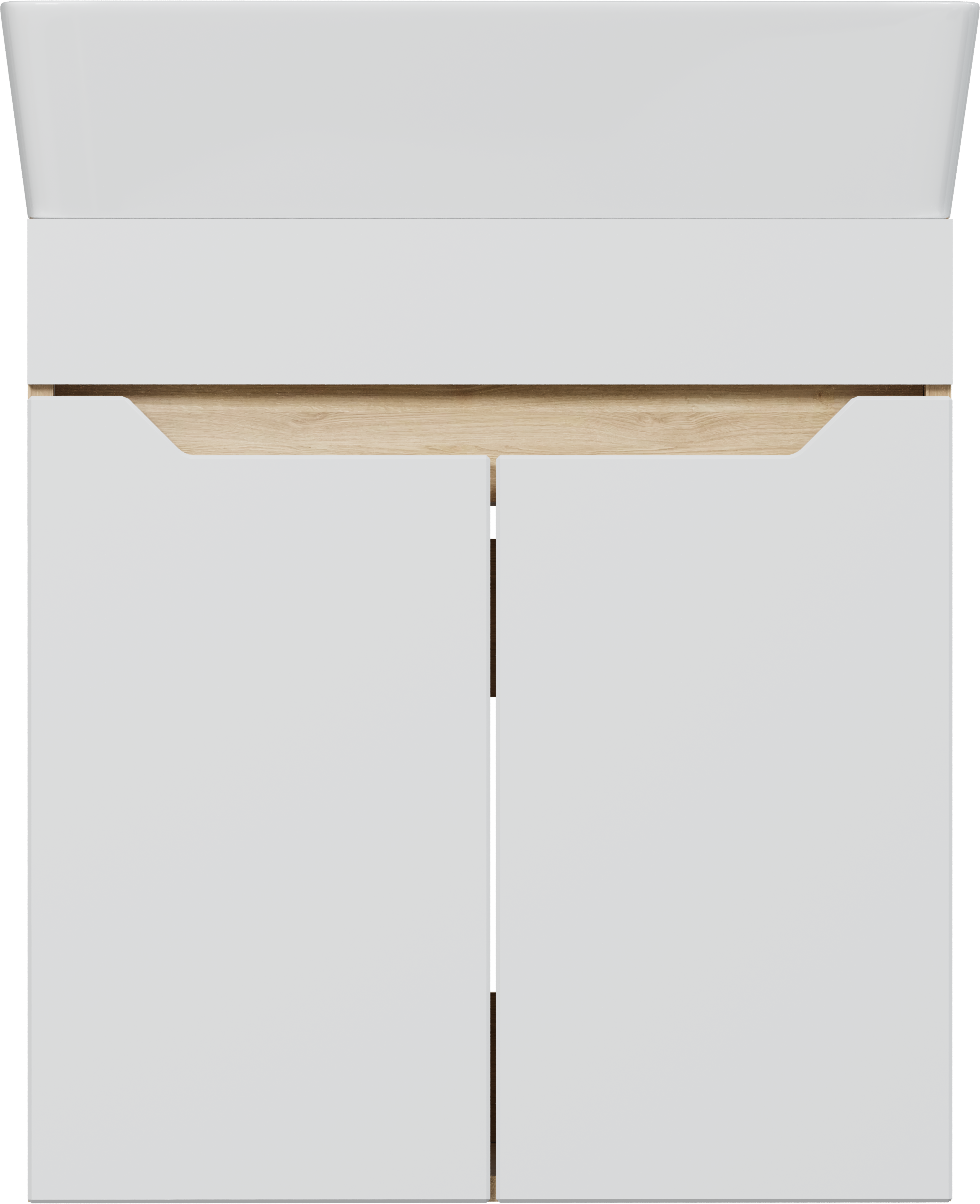 Тумба с раковиной DIWO Архангельск 50 дуб сонома, подвесная