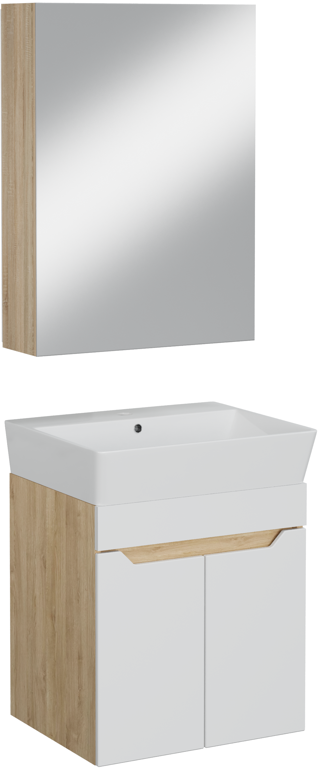 Мебель для ванной комнаты DIWO Архангельск 50 дуб сонома, подвесная