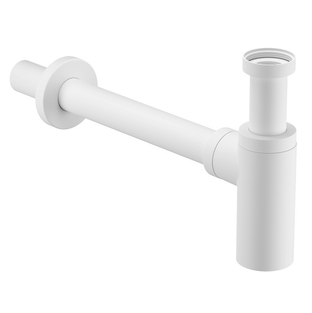 Сифон для раковины IDDIS Optima Home OPTWT00i84 32 мм, бутылочный, матовый белый