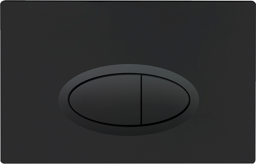 Кнопка смыва для унитаза BelBagno BB054NERO пластик, цвет матовый черный