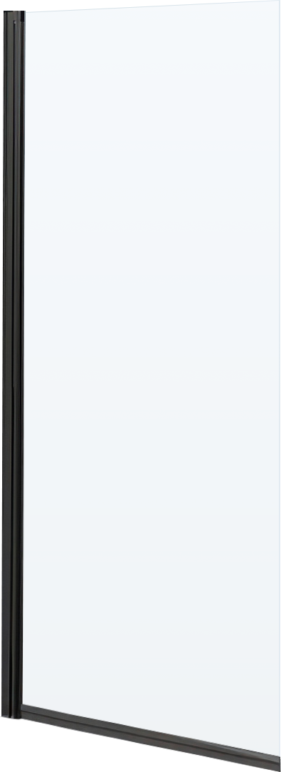 Шторка на ванну BelBagno Uno V-1-90/150-C-Nero профиль черный, стекло прозрачное