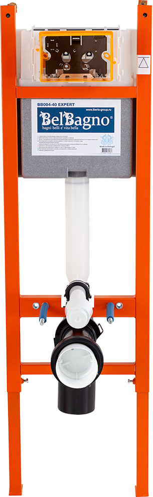 Инсталляция для унитаза BelBagno BB004-40 EXPERT крепление к полу и стене