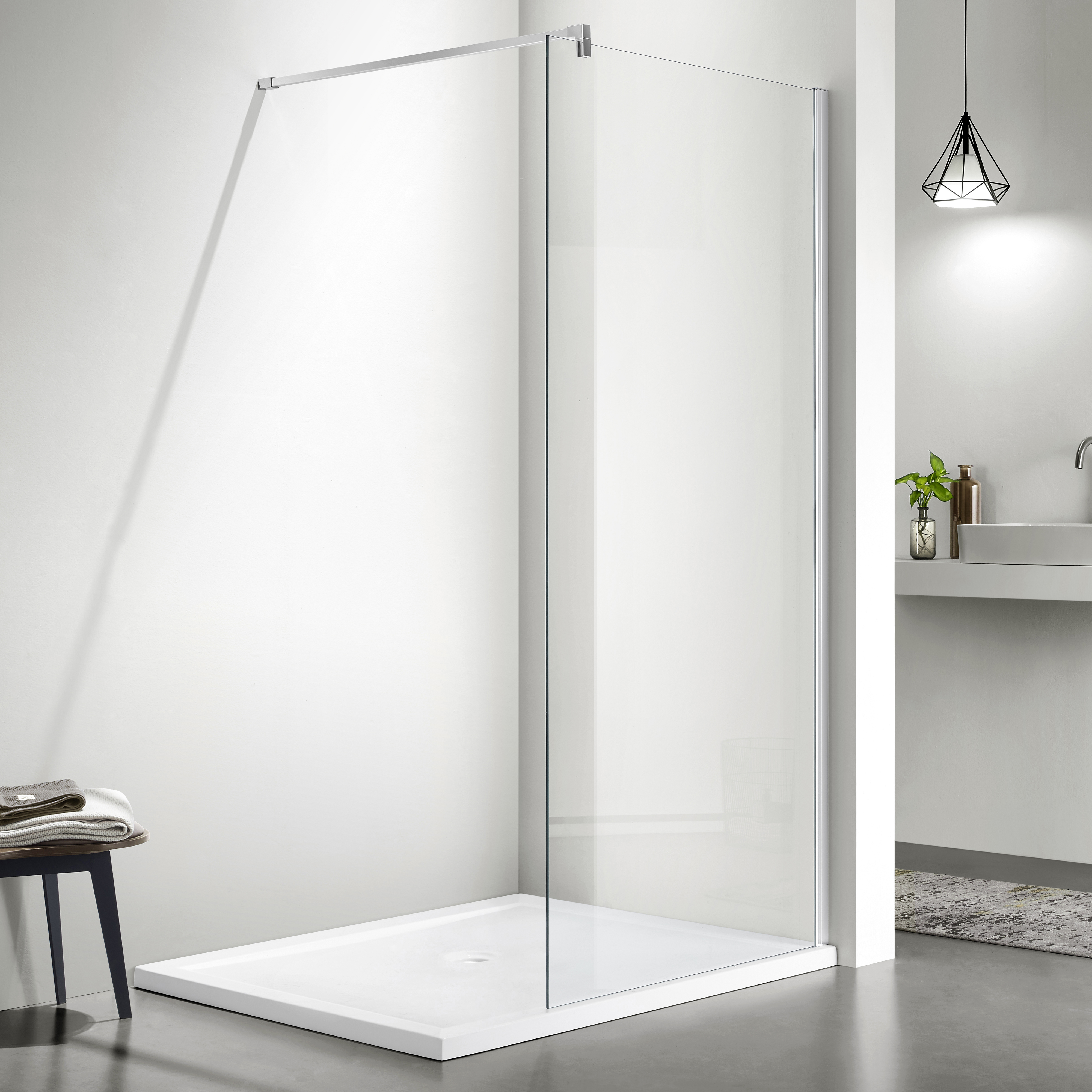 Душевая перегородка AQUATEK AQ WIW 10020CH 100x200 см