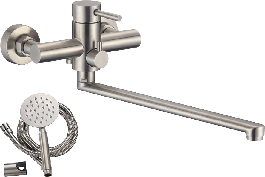 Смеситель с длинным изливом для ванны Olive'S Balear 13221BL