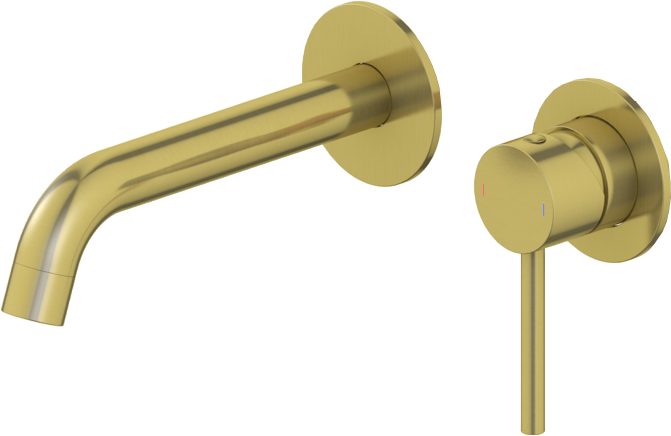 Смеситель для раковины Timo Saona 2372/17SM С ВНУТРЕННЕЙ ЧАСТЬЮ, золото матовое