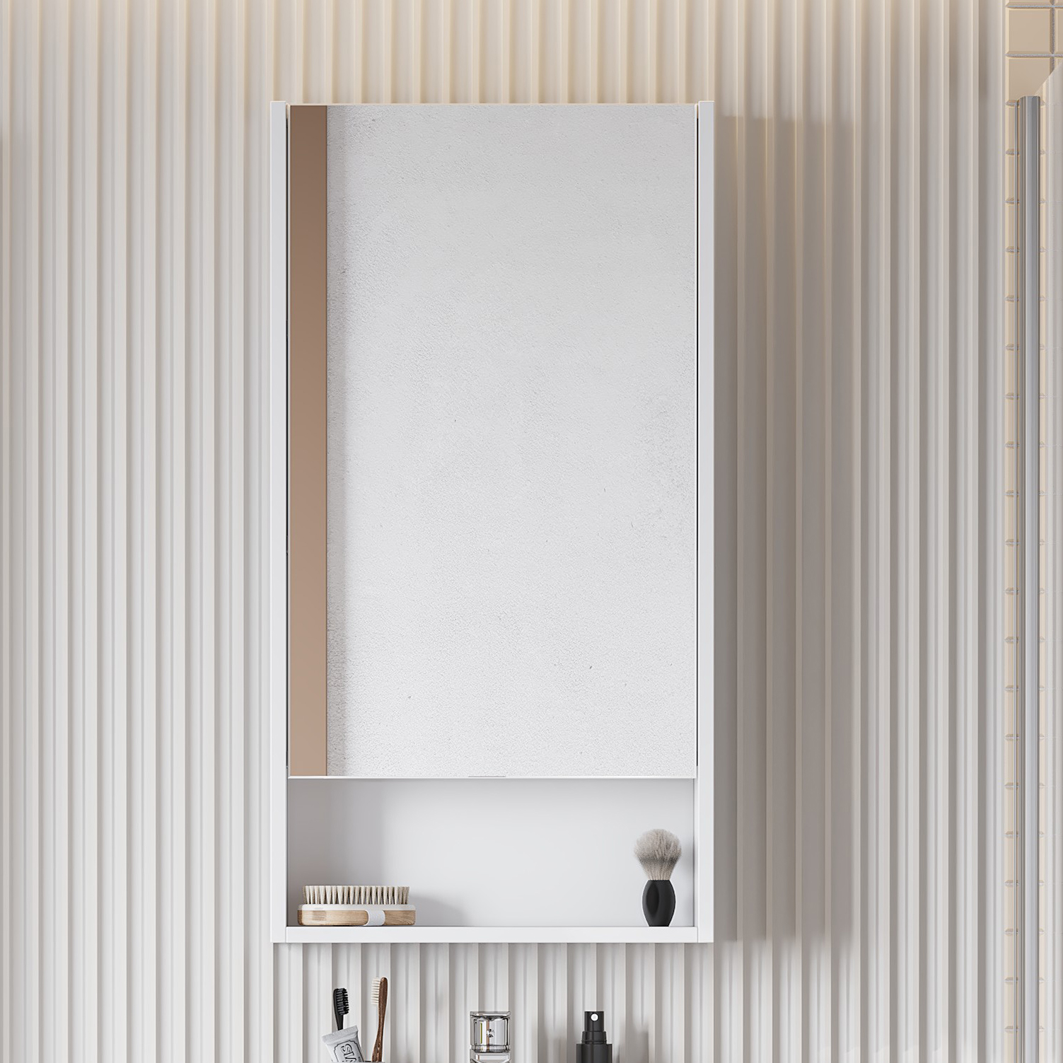 Зеркало-шкаф AQUATON Сканди 45 белое