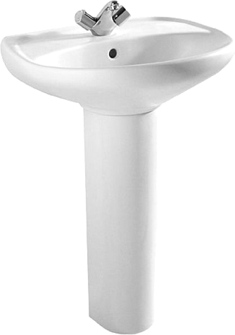 Раковина Jika Lyra 55 1427.1 55 белая, с пьедесталом