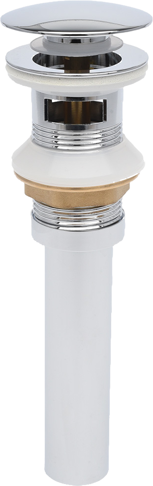 Донный клапан для раковины AQUAme AQM7001-1 с переливом, хром