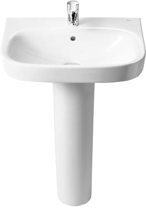 Раковина Roca Debba 50x42 белая, с пьедесталом