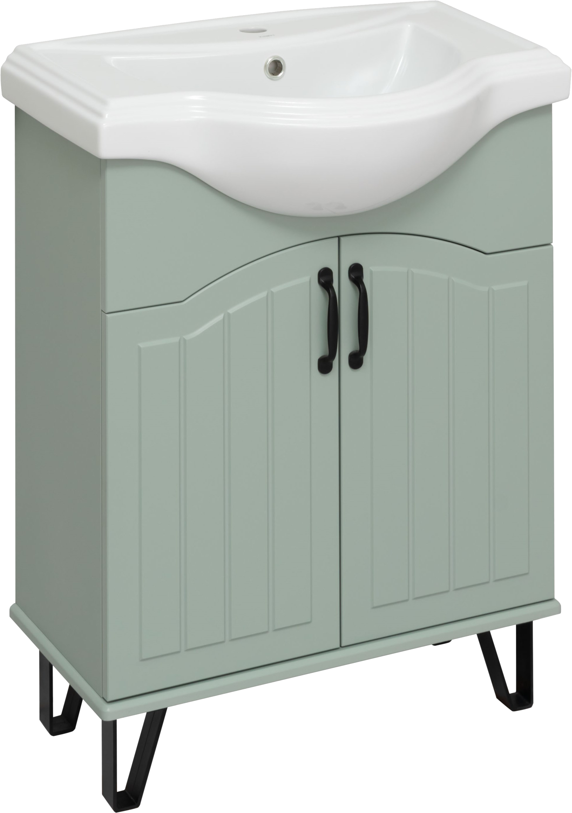 Тумба под раковину без столешницы Runo Марсель 65 мята