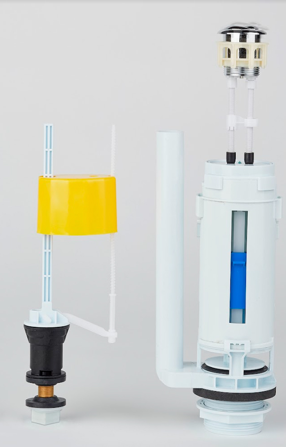 Механизм смыва для бачка STWORKI 500413 нижнее подключение 1/2 латунь