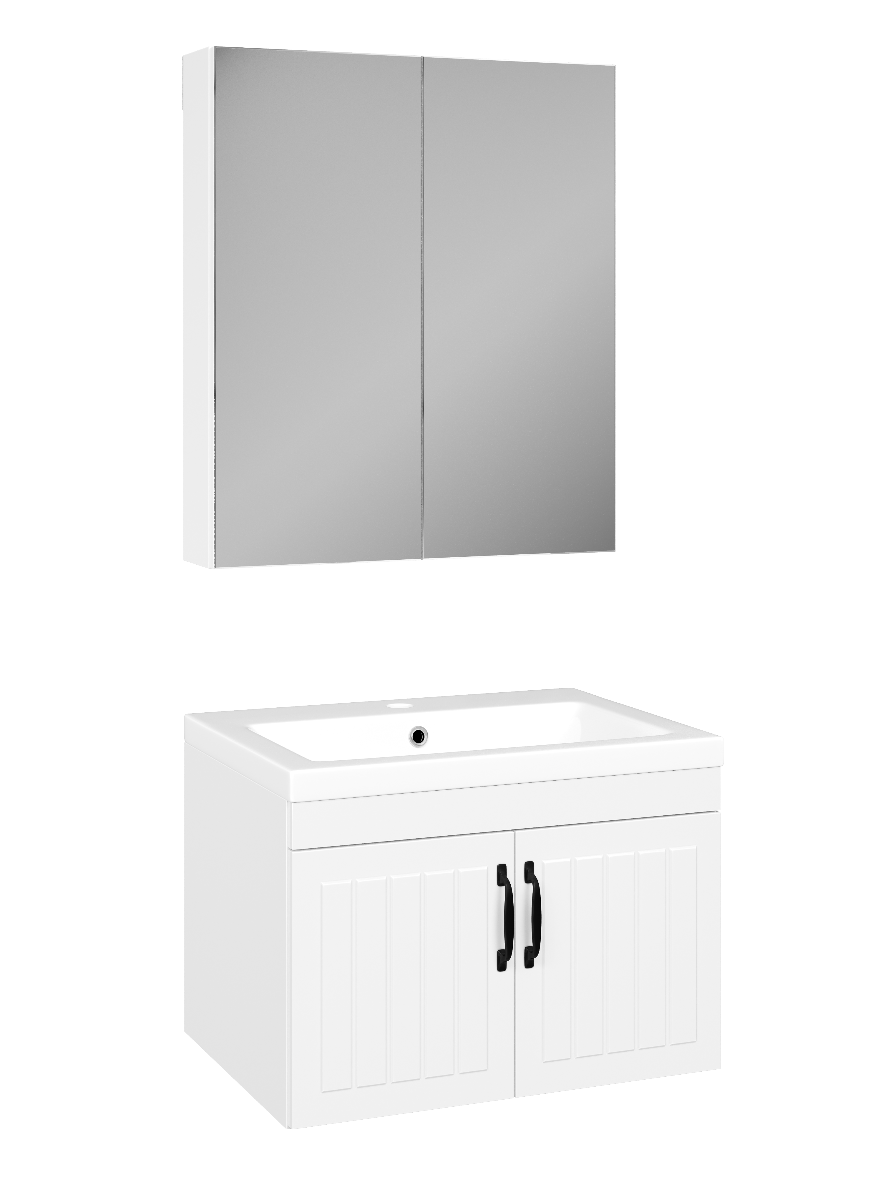 Мебель для ванной комнаты DIWO Сочи 60 подвесная, белая