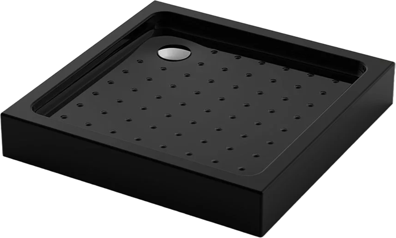 Поддон для душа Veconi Tezeo acrylic TZ-52B 90x90, черный