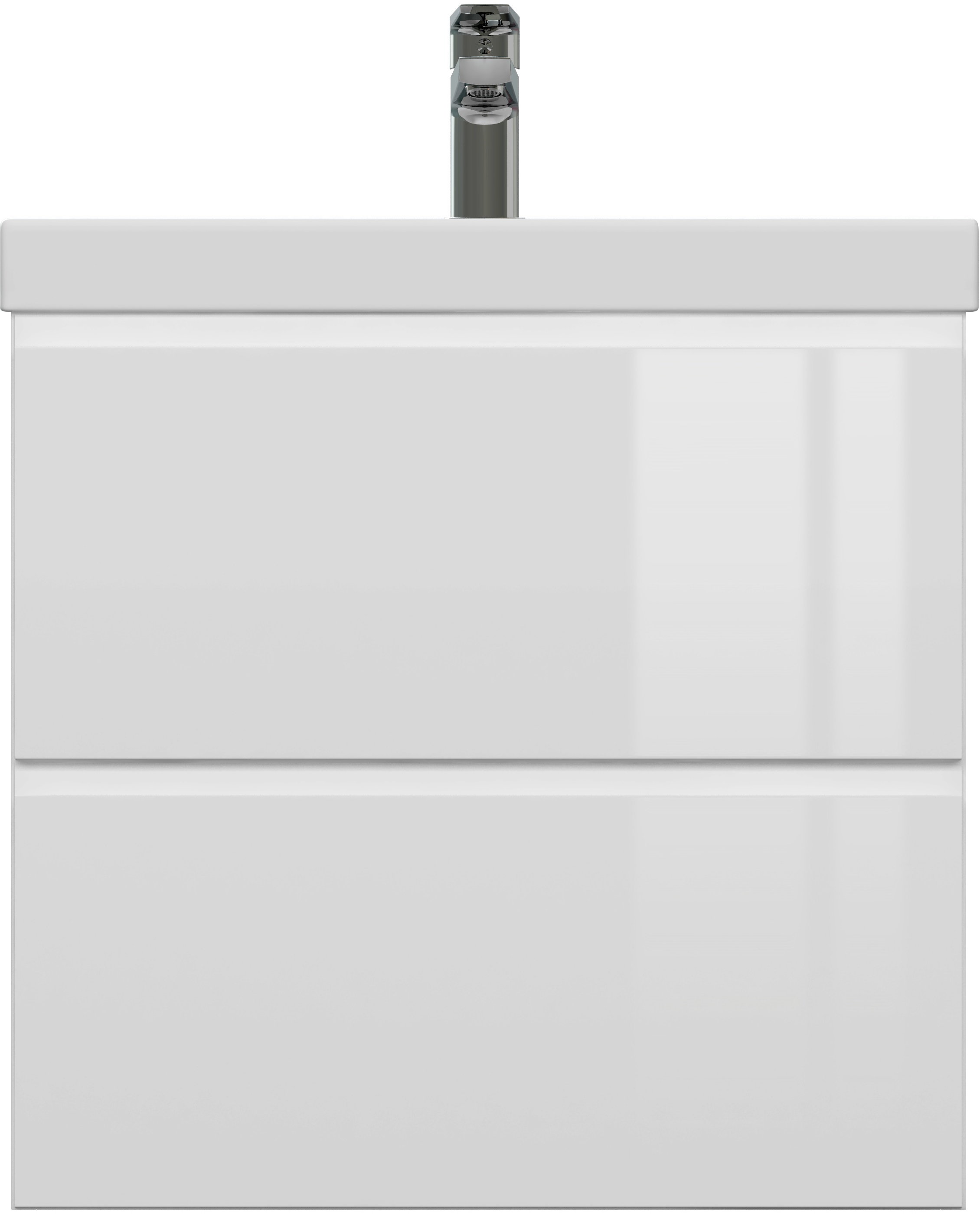 Тумба с раковиной Cersanit Moduo 60, раковина Como 60