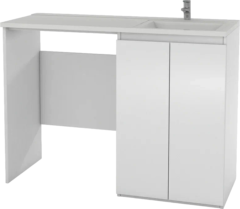 Тумба с раковиной Домино Domino R, 120, под стиральную машину