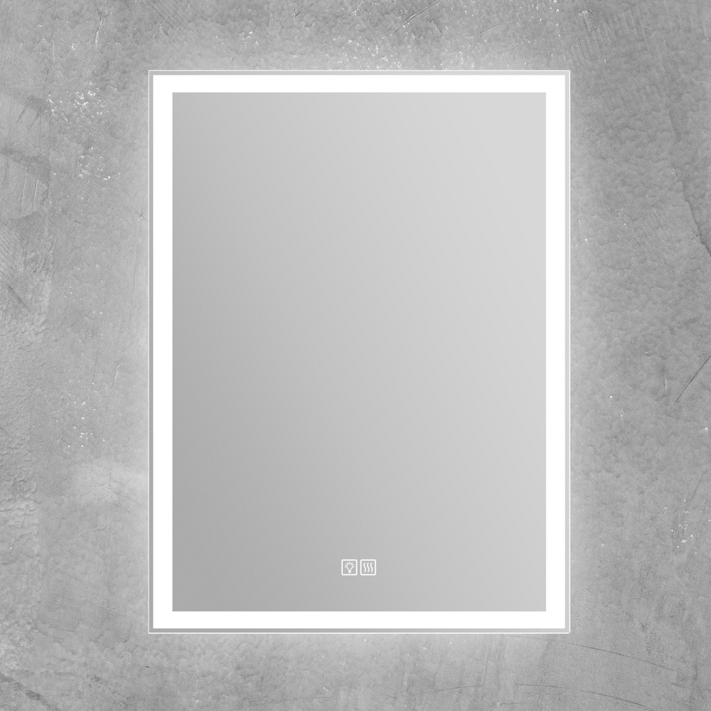 Зеркало BelBagno SPC-GRT-600-800-LED-TCH-WARM с подсветкой и подогревом