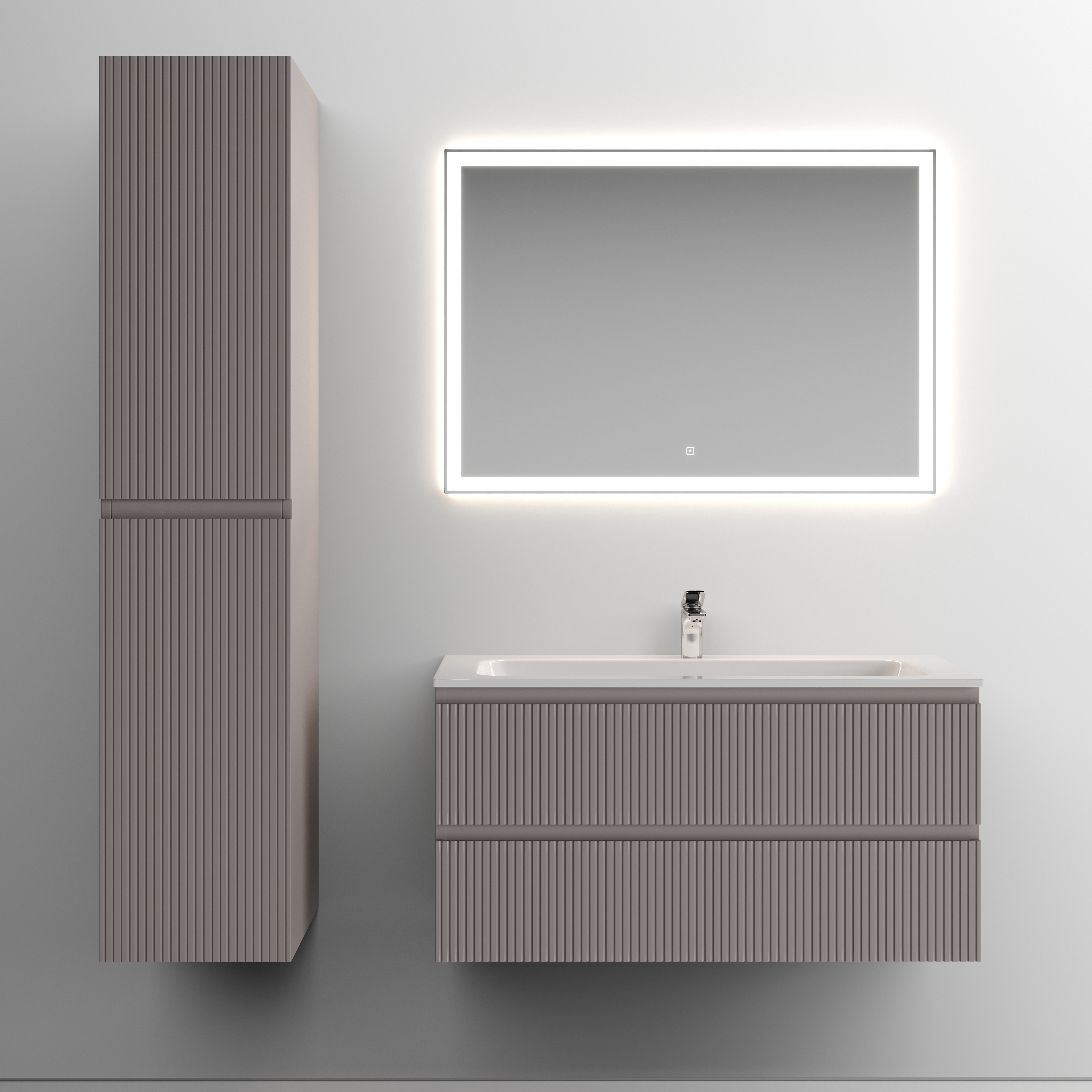 Мебель для ванной комнаты Sancos Snob T 100 см, doha soft