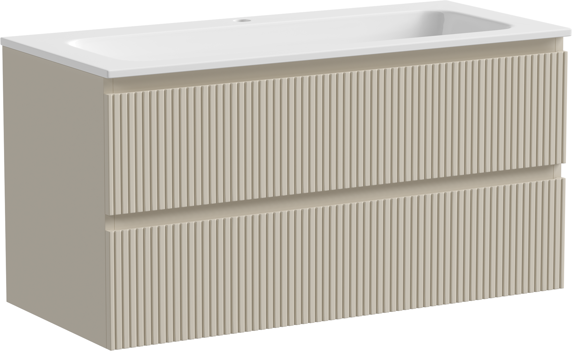 Тумба с раковиной Sancos Snob T 100 см, beige soft