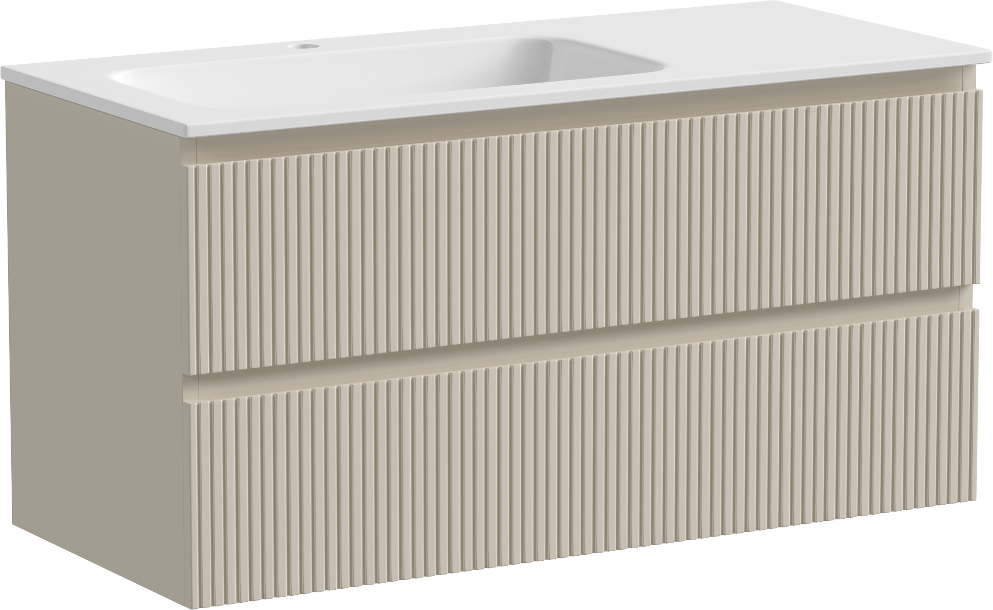 Тумба с раковиной Sancos Snob T 100 см, L, beige soft