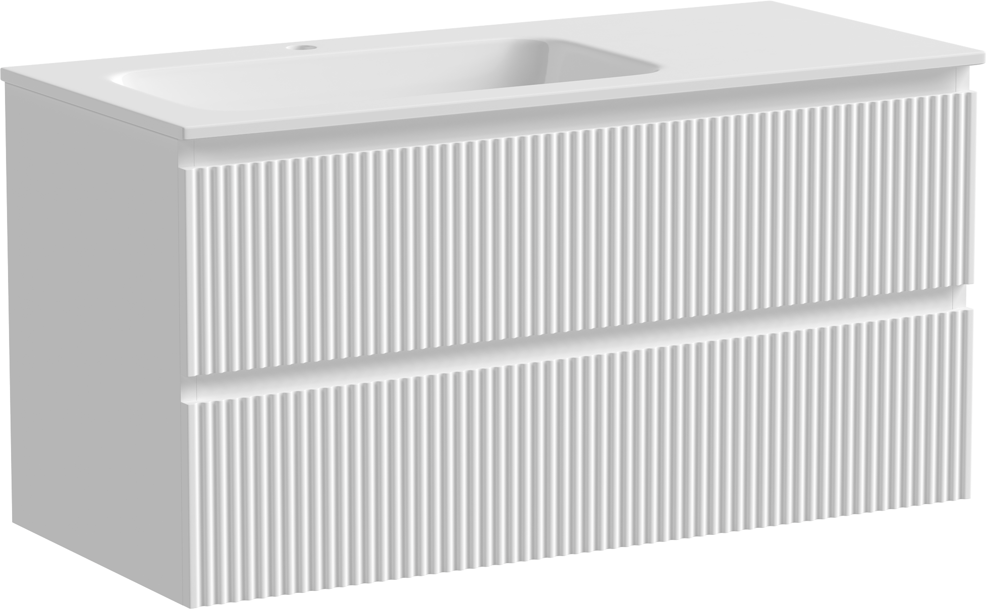 Тумба под раковину без столешницы Sancos Snob R 100, L, bianco