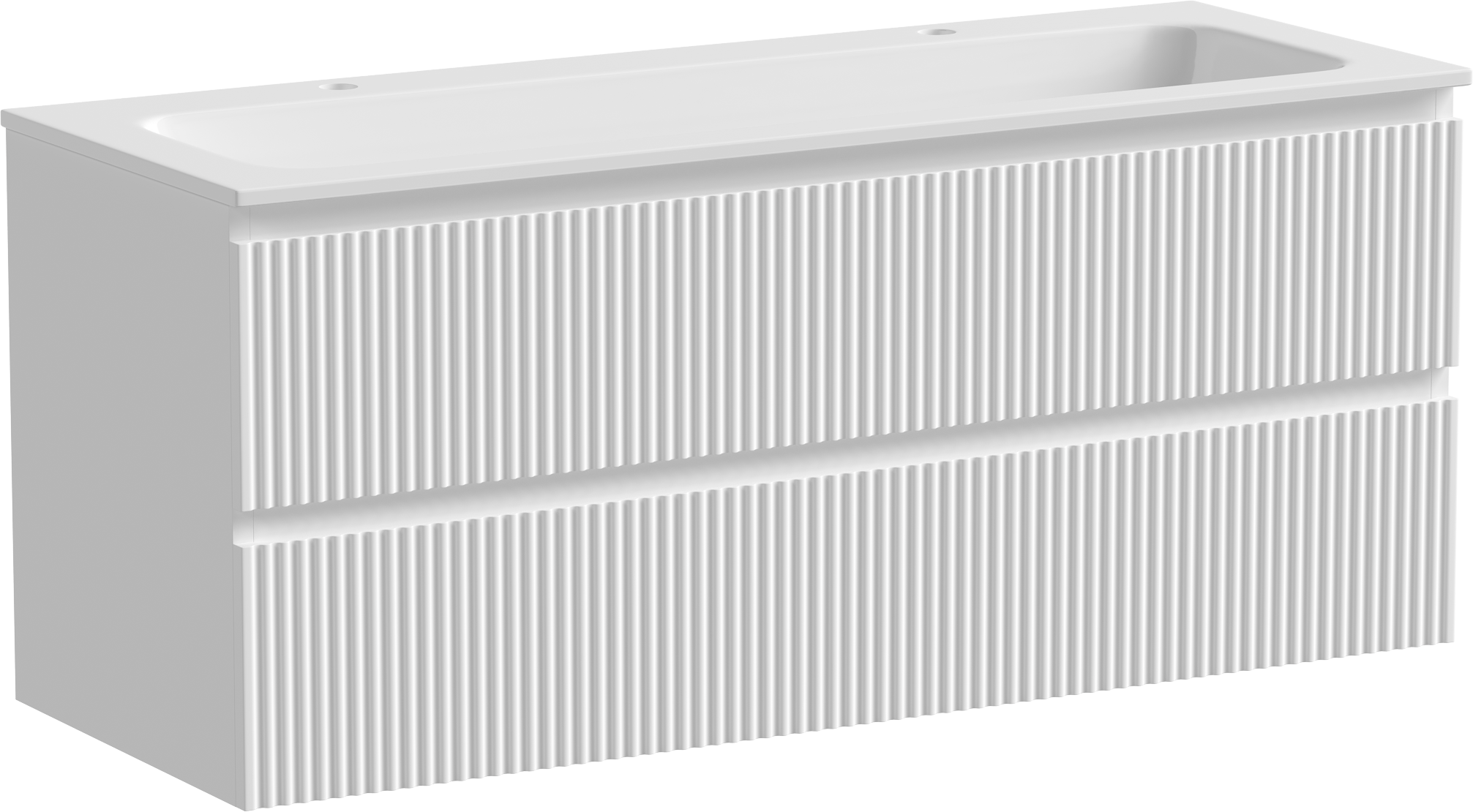 Тумба с раковиной Sancos Snob R 120 см, bianco, раковина CN7016