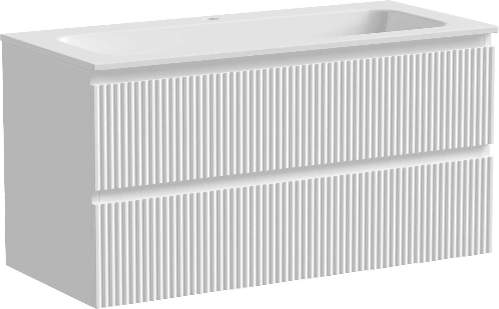 Тумба с раковиной Sancos Snob R 100 см, bianco