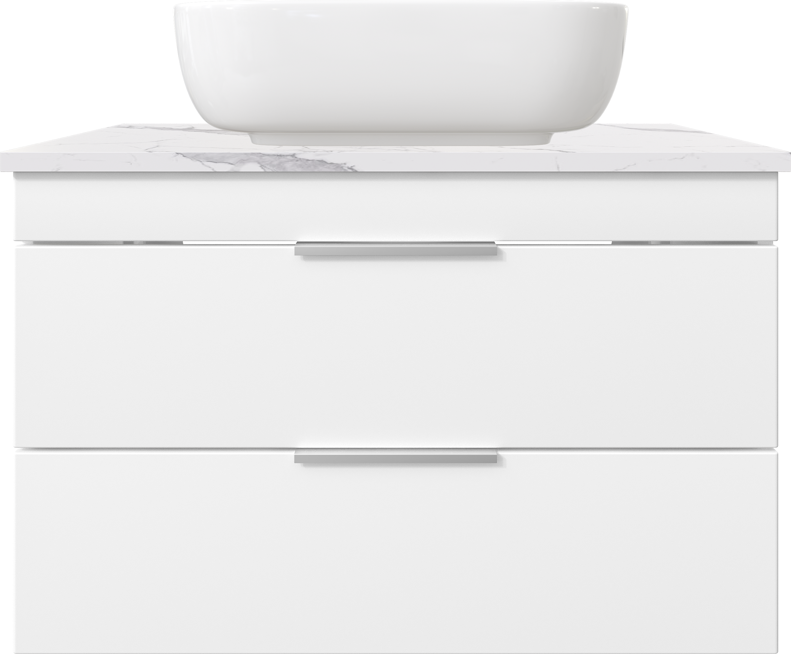 Тумба с раковиной STWORKI Копенгаген 80 белая, со столешницей Stone Energy 80