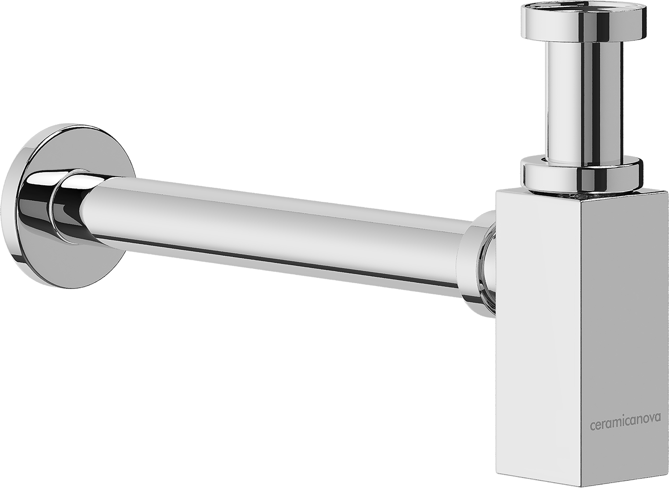 Сифон для раковины Ceramicanova 70002CH 32 мм, бутылочный, глянцевый хром, нержавеющая сталь
