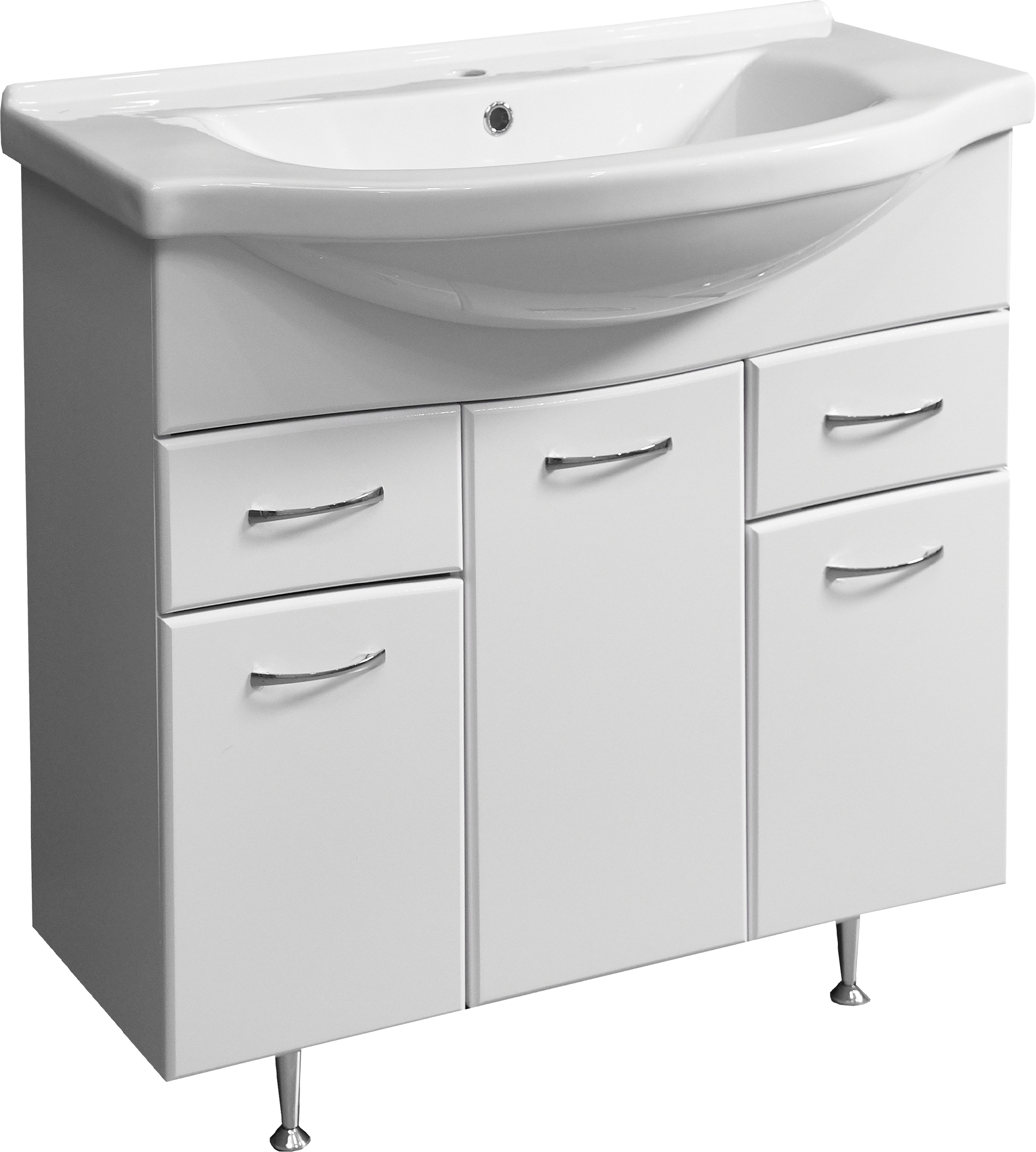 Тумба под раковину без столешницы Stella Polar Волна 75