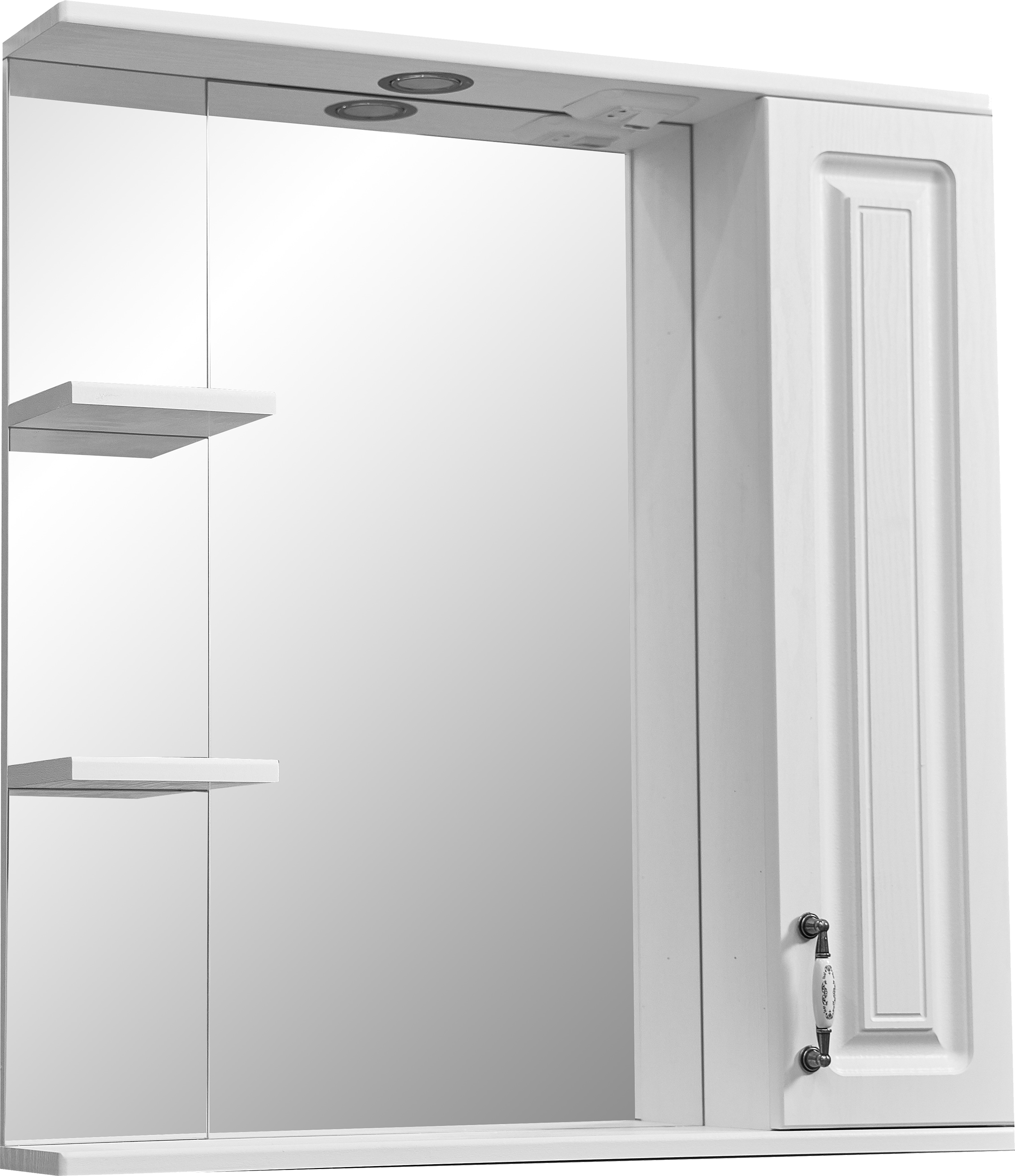 Зеркало Stella Polar Кармела 75 ольха белая