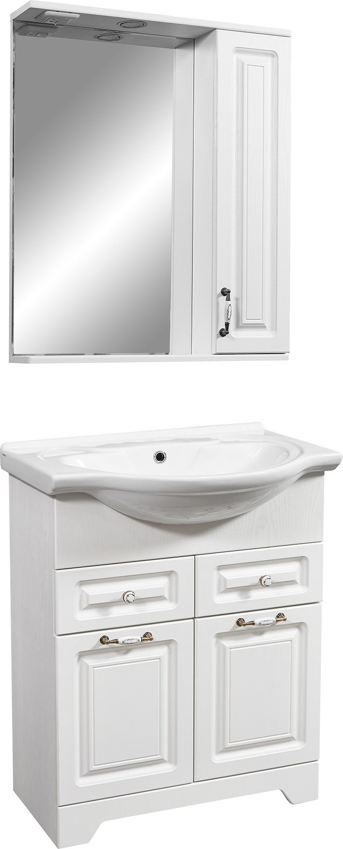 Мебель для ванной комнаты Stella Polar Кармела 65 ольха белая