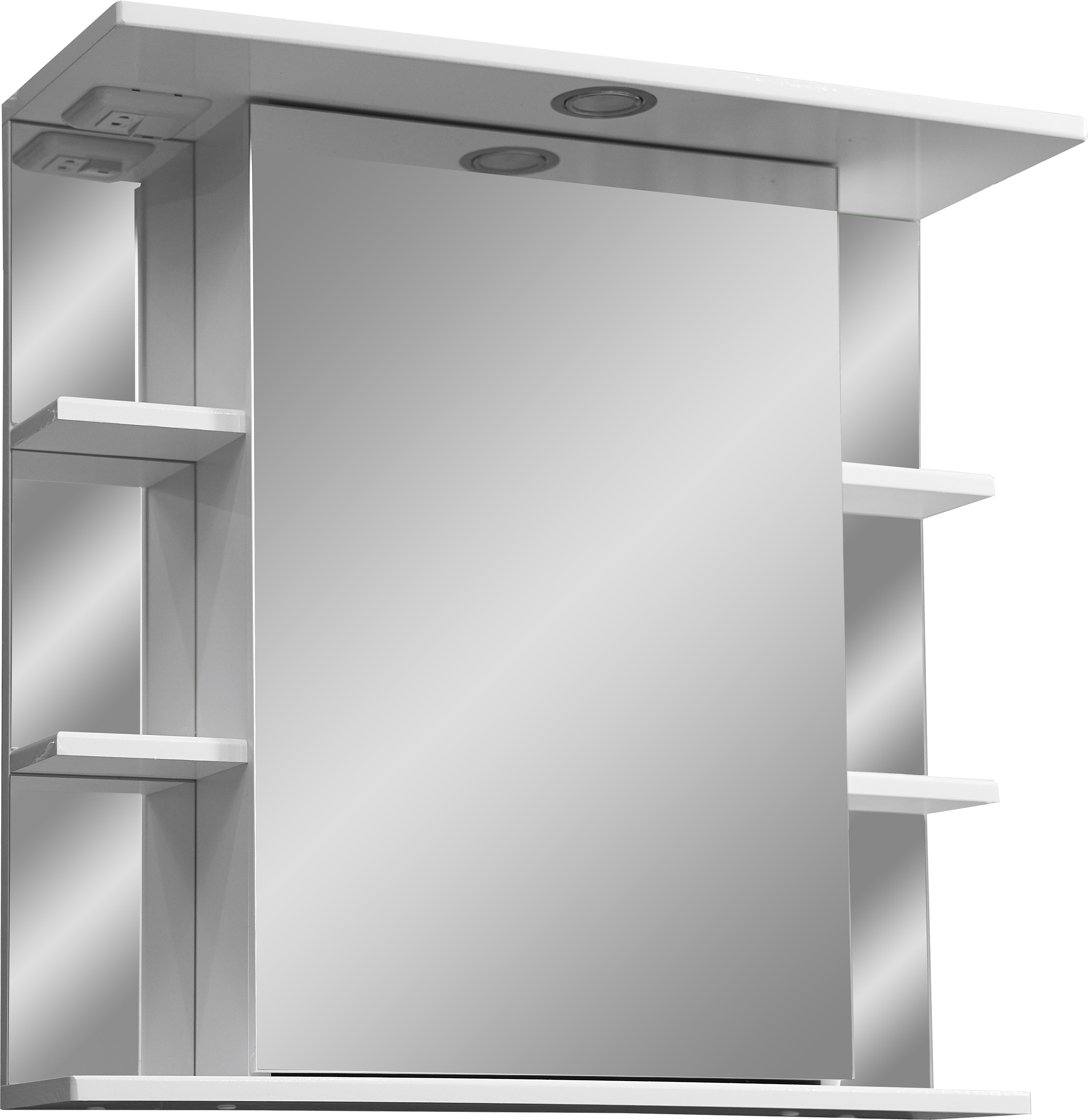 Зеркало-шкаф Stella Polar Концепт Лаура R 70 с подсветкой