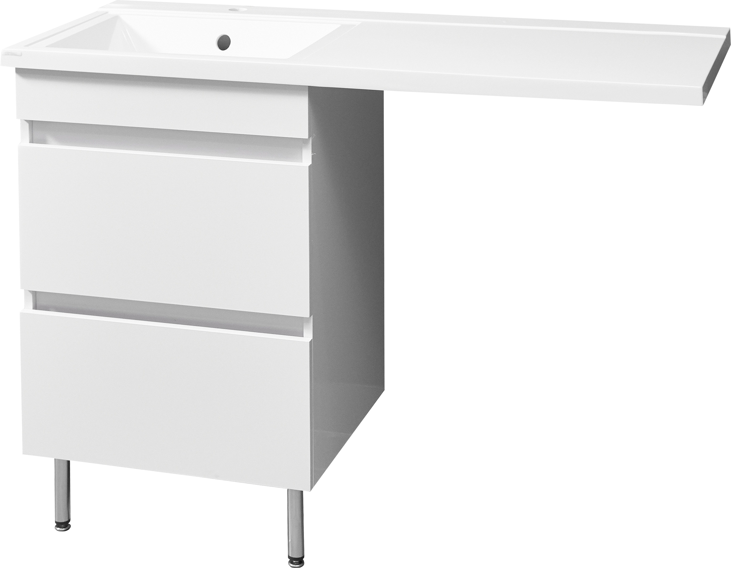 Тумба под раковину без столешницы Stella Polar Мадлен 100 под стиральную машину