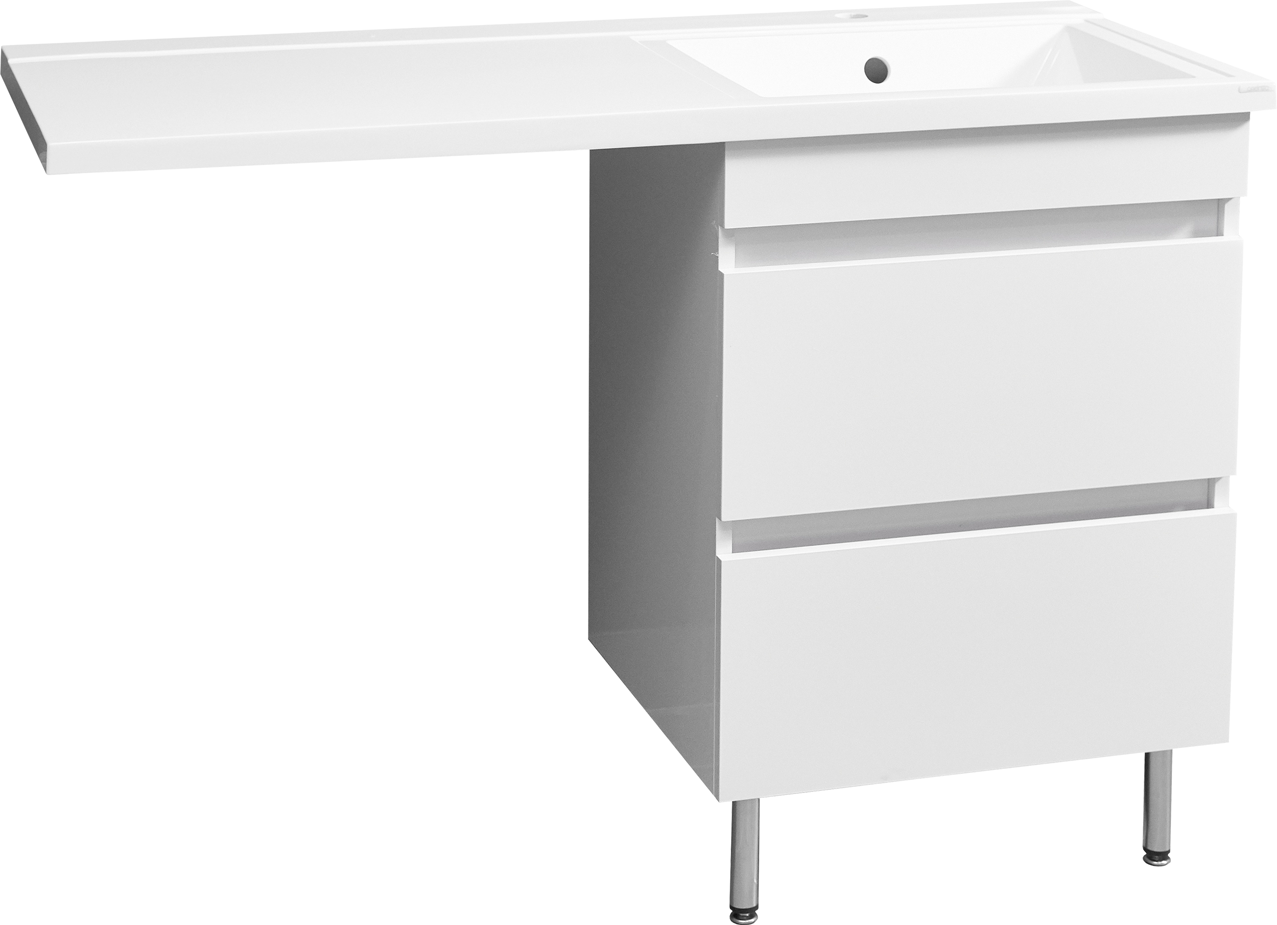 Тумба с раковиной Stella Polar Мадлен 120 под стиральную машину R