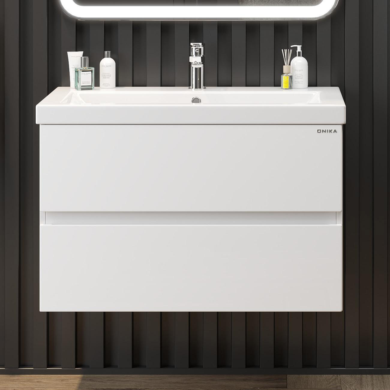 Тумба с раковиной Onika Эвада 80