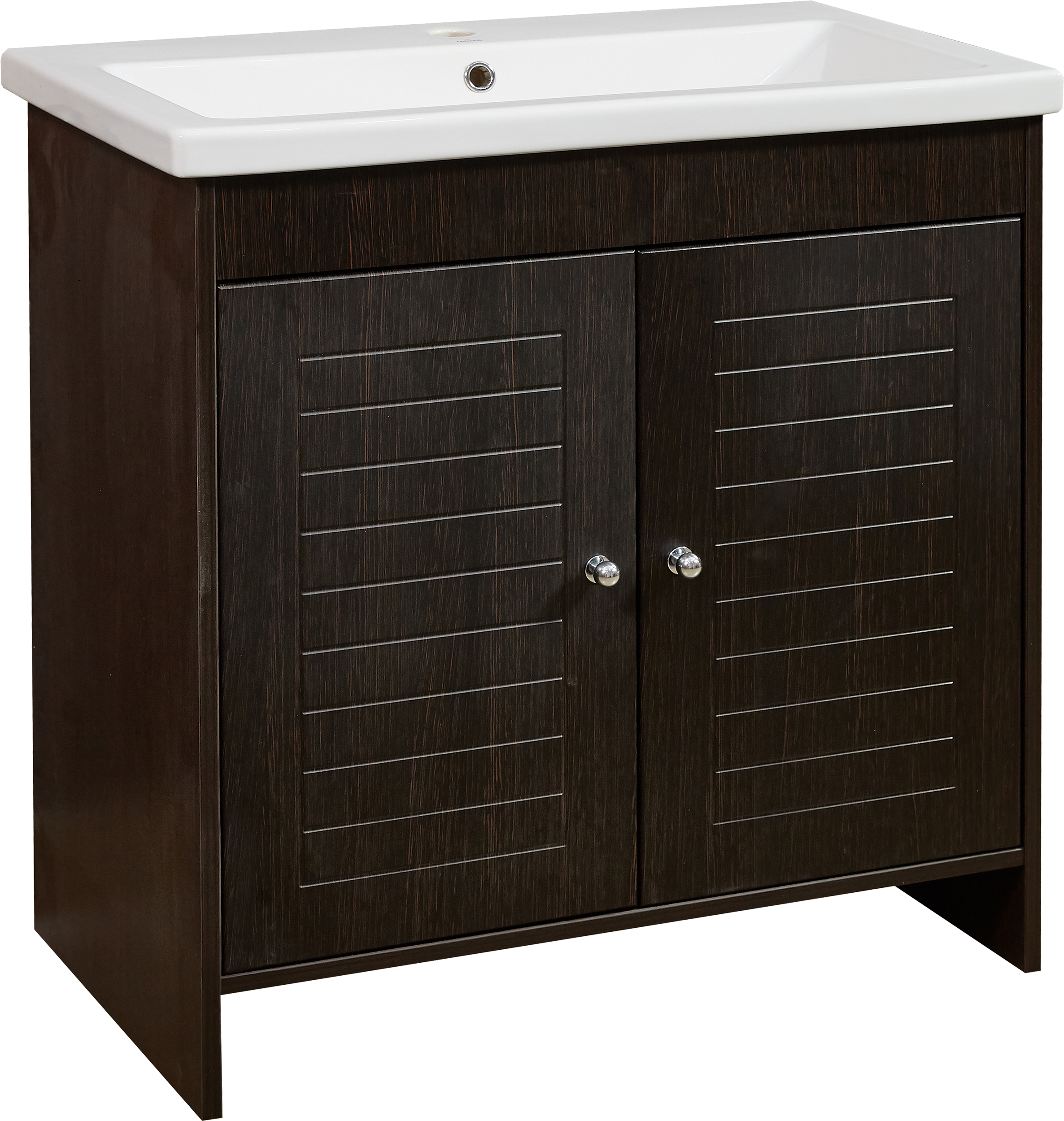 Тумба под раковину без столешницы Stella Polar Монтоне 80 венге