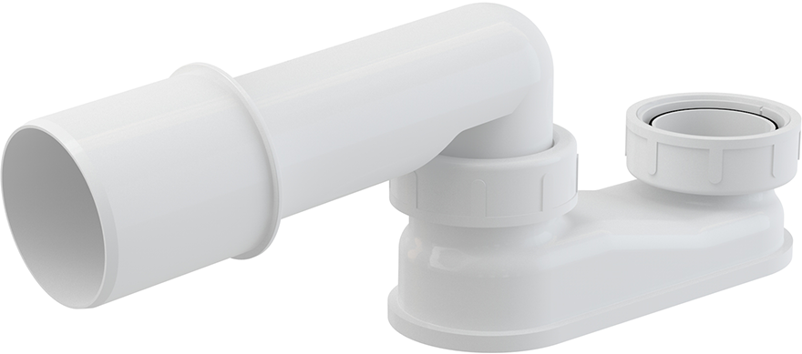 Сифон для ванны AlcaPlast A532-DN50 50 мм, белый