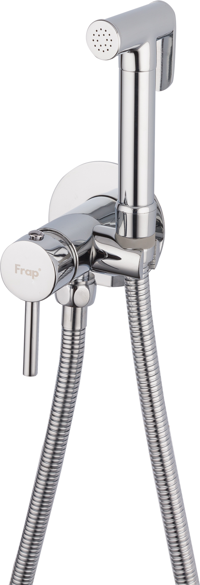 Гигиенический душ Frap F7505-2 со смесителем, С ВНУТРЕННЕЙ ЧАСТЬЮ, хром