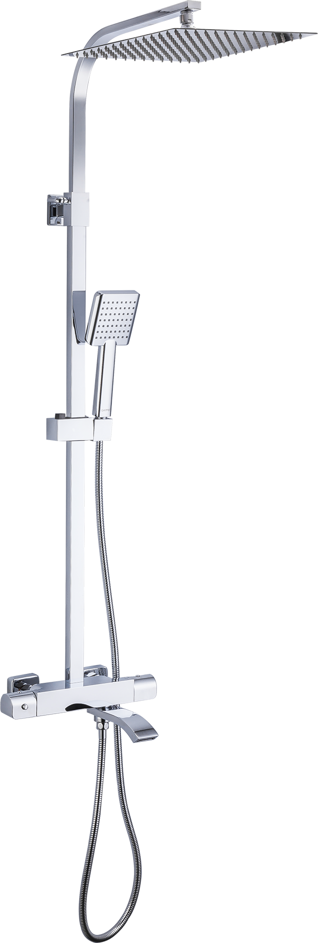 Душевая стойка Gappo G07 G2407-40 с термостатом, хром