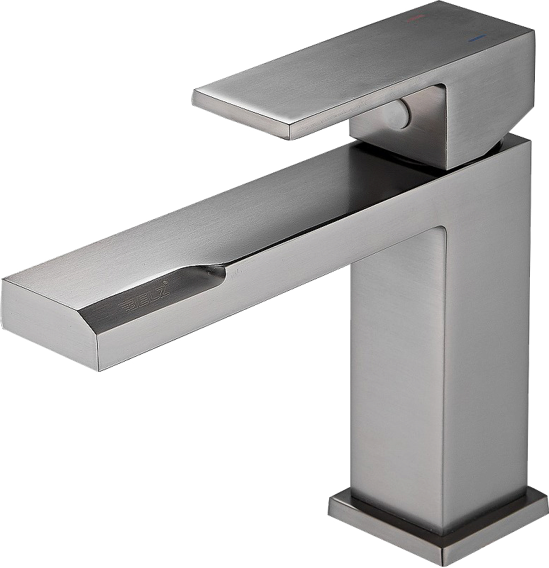 Смеситель для раковины BELZ B10613-3 вороненая сталь