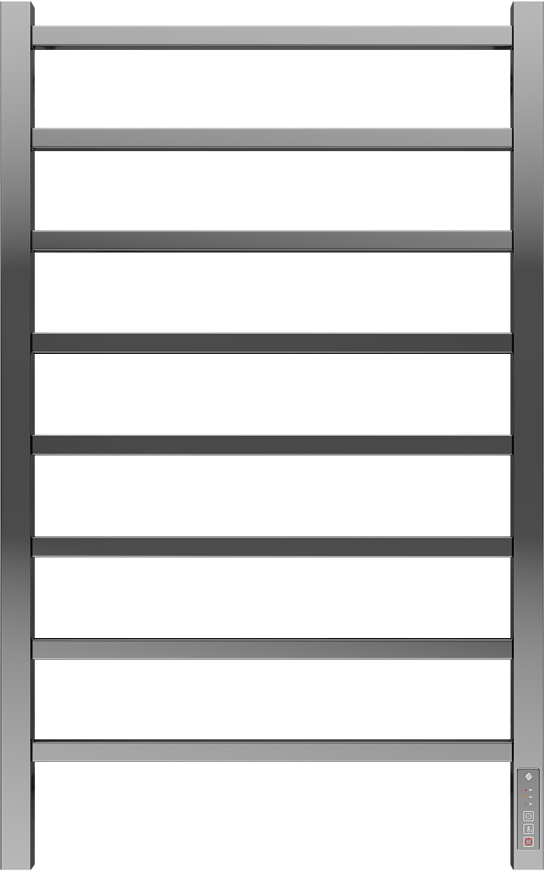 Полотенцесушитель электрический Terminus Ватикан П8 500х850 85x55 см, подключение справа, слева, глянцевый хром, лесенка
