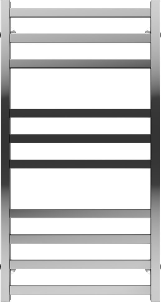 Полотенцесушитель водяной Terminus Ното П10 500х1000 100x55 см, глянцевый хром, лесенка