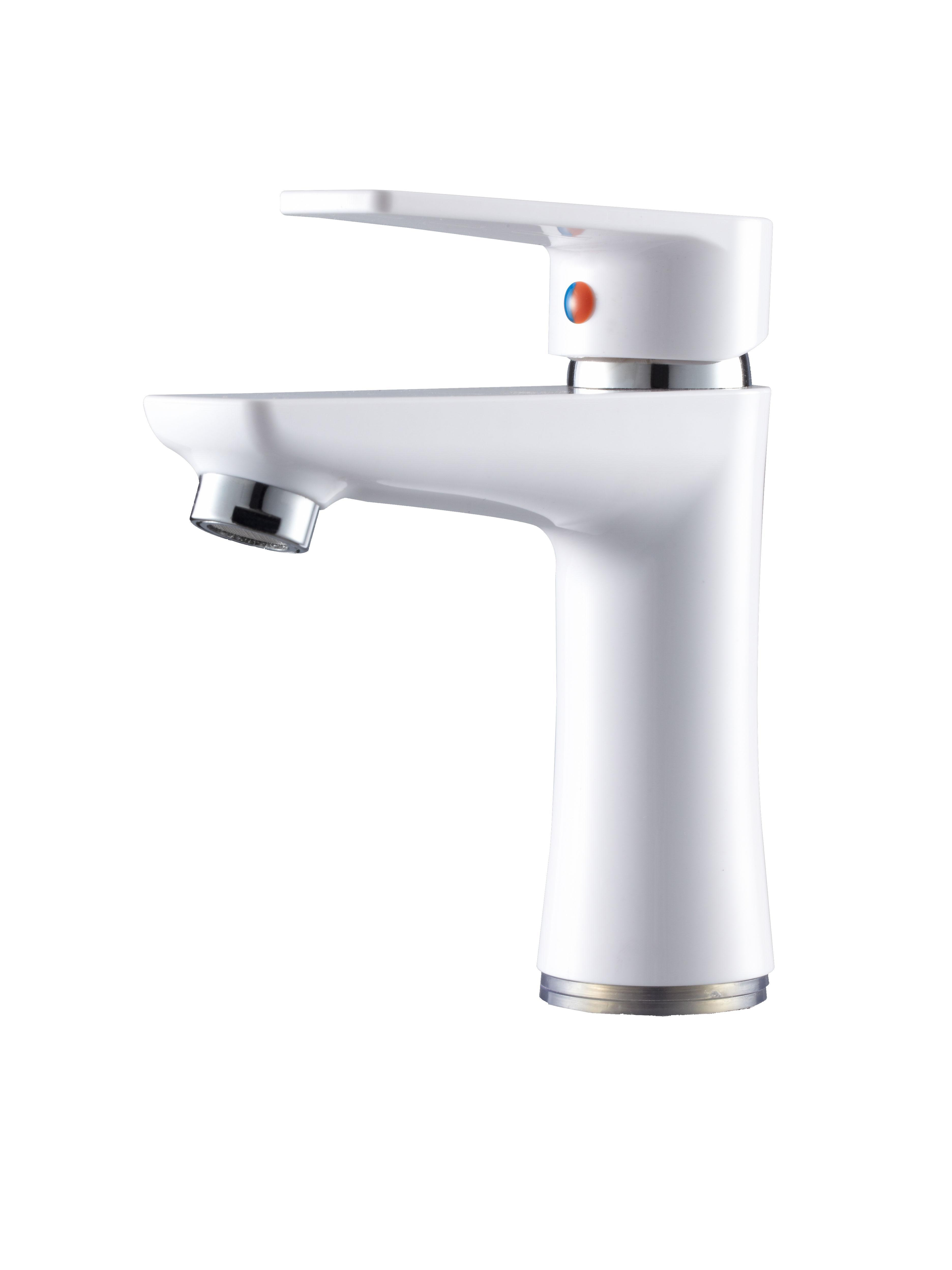 Смеситель для раковины РМС PL6 001F белый